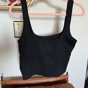 Abercrombie & Fitch 'Soft AF' Seamless Fabric Corset Squareneck Tank